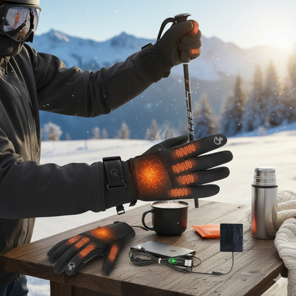 Premium Heated Gloves with 3 Adjustable Temperature Levels