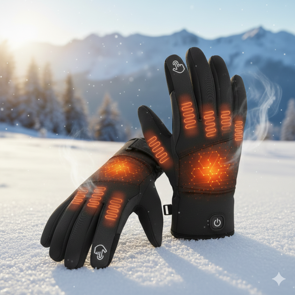 Premium Heated Gloves with 3 Adjustable Temperature Levels