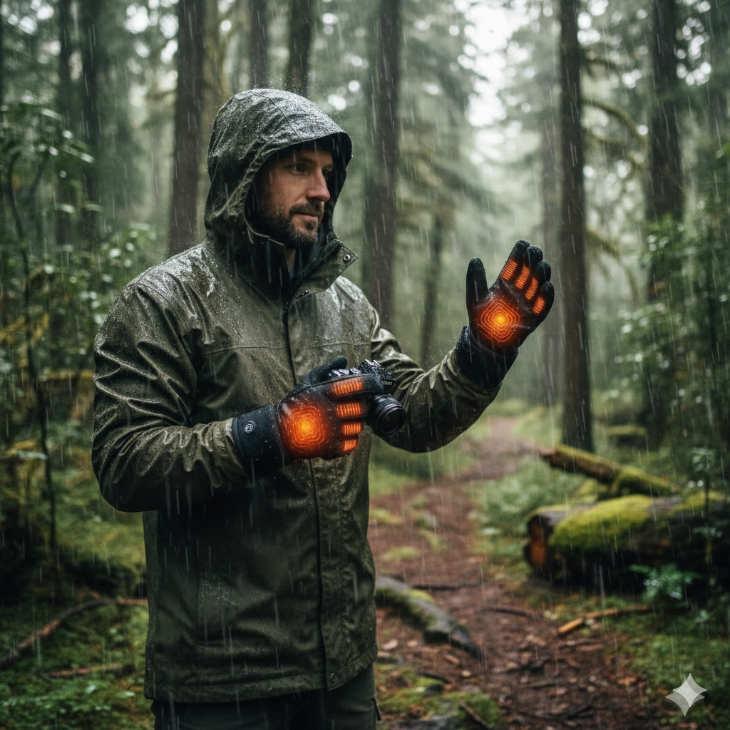 Premium Heated Gloves with 3 Adjustable Temperature Levels