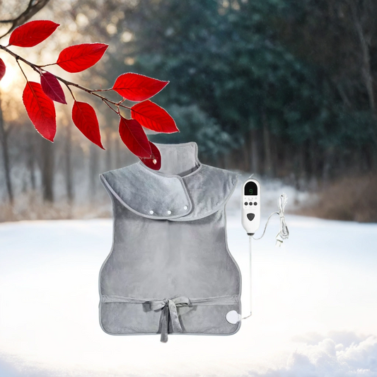 Luxury Heated Shawl for Neck & Shoulders – Adjustable Electric Warming Pad